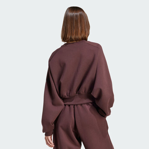 adidas阿迪达斯2025女子W ALL SZN SL SW针织无帽卫衣JW5072