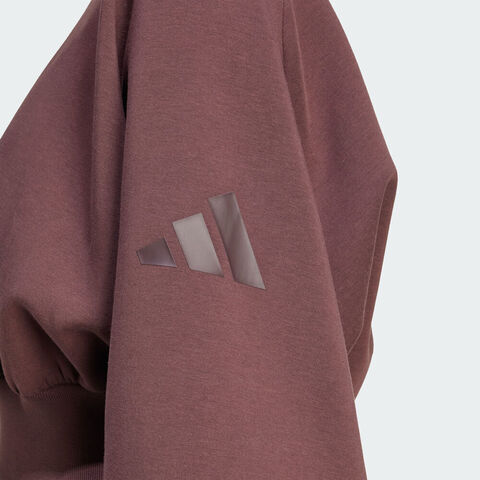 adidas阿迪达斯2025女子W ALL SZN SL SW针织无帽卫衣JW5072