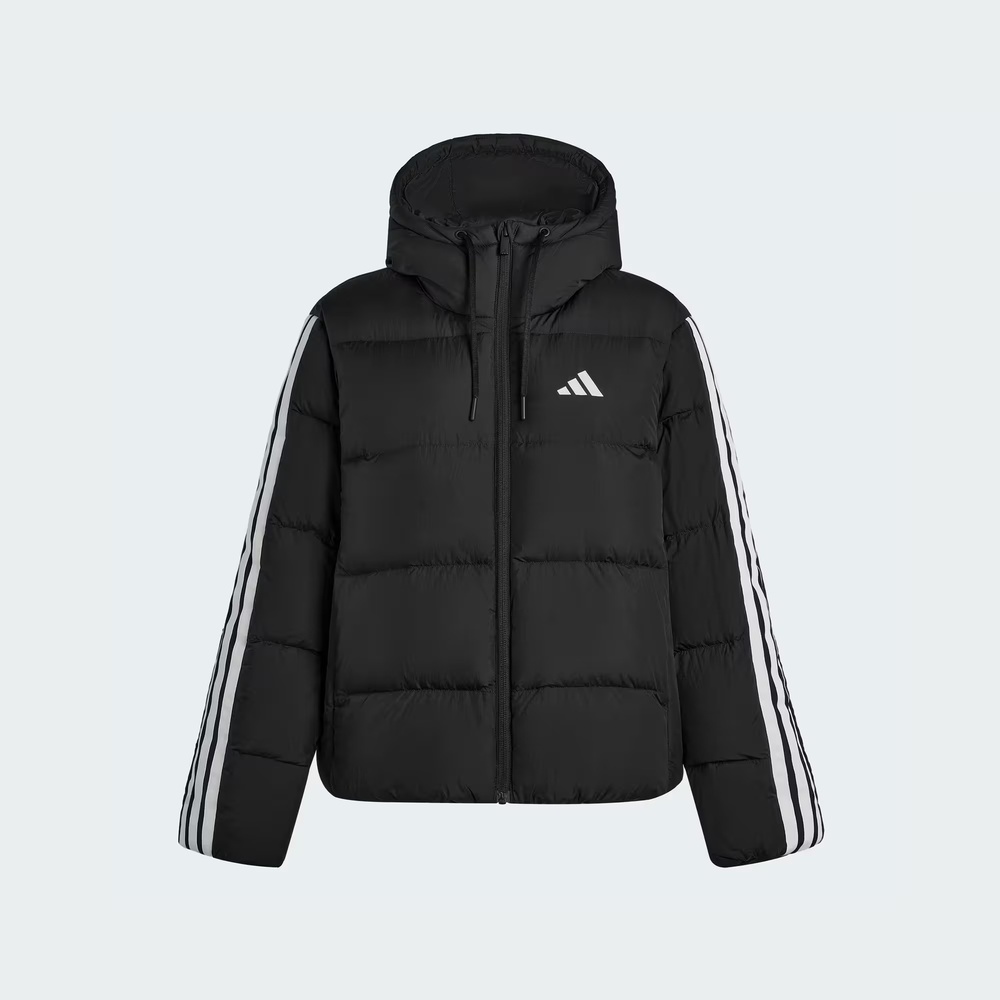 adidas阿迪达斯2025女子W ESS 3S P D HO厚羽绒服-短KH3978