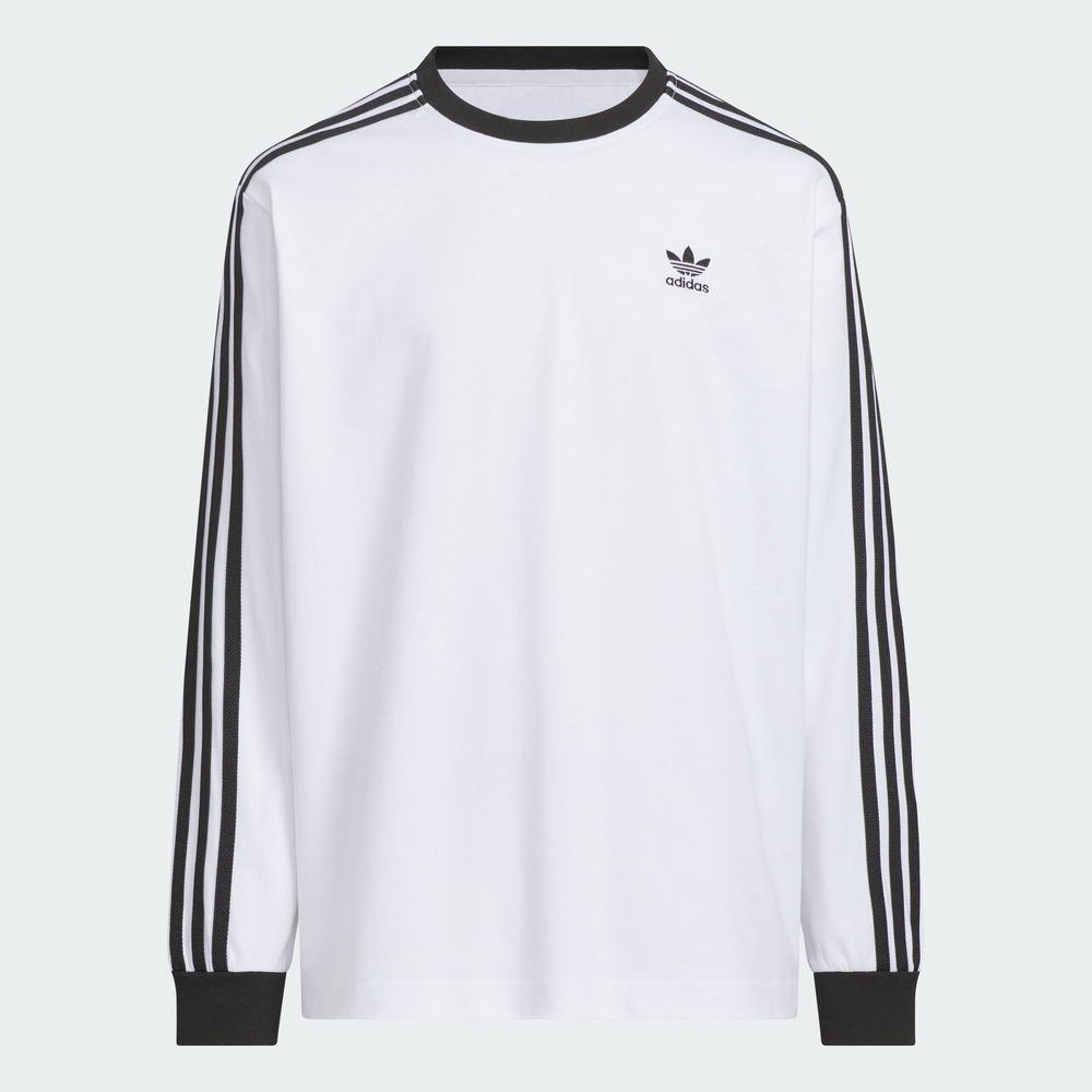 adidas阿迪达斯2025男大童JK LS TEE针织无领长THY2197