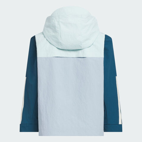 adidas阿迪达斯2025男小童LK WV JKT梭织连帽外套KR8348