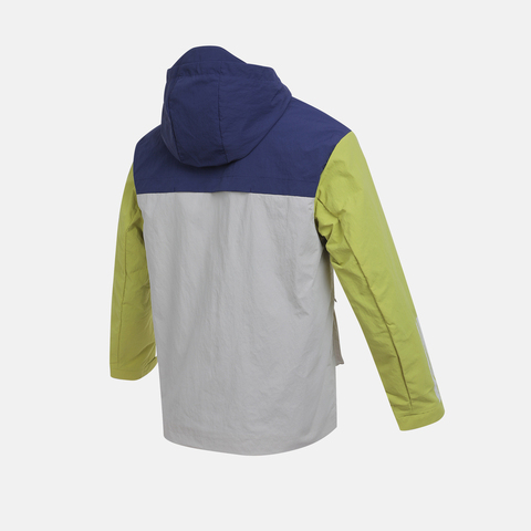 adidas阿迪达斯2025男小童LK WV JKT梭织连帽外套KS3081