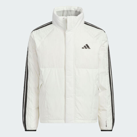 adidas阿迪达斯2025男子3S LW D JKT厚羽绒服-短KC2489