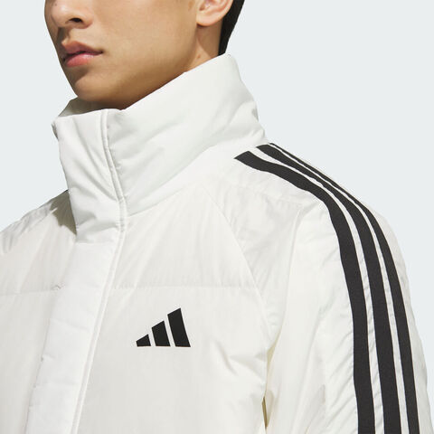 adidas阿迪达斯2025男子3S LW D JKT厚羽绒服-短KC2489