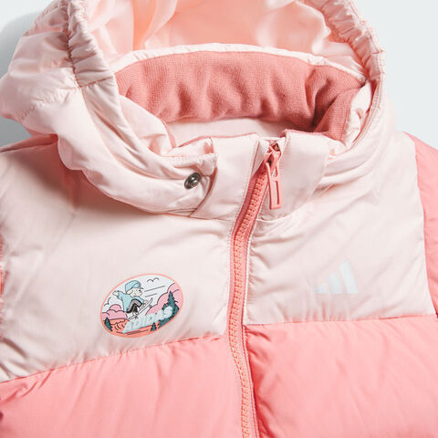 adidas阿迪达斯2025女婴童IN GFX DOWN JKT厚羽绒服-短KC5395