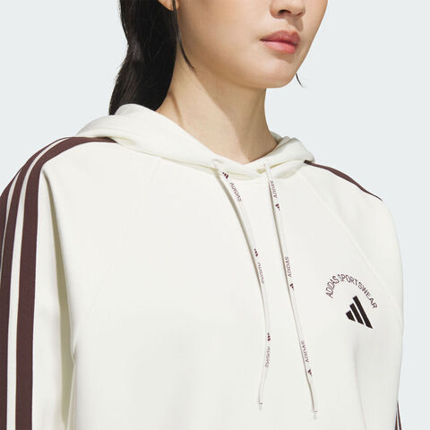 adidas阿迪达斯2025女子MS HOODY针织连帽卫衣KC0034