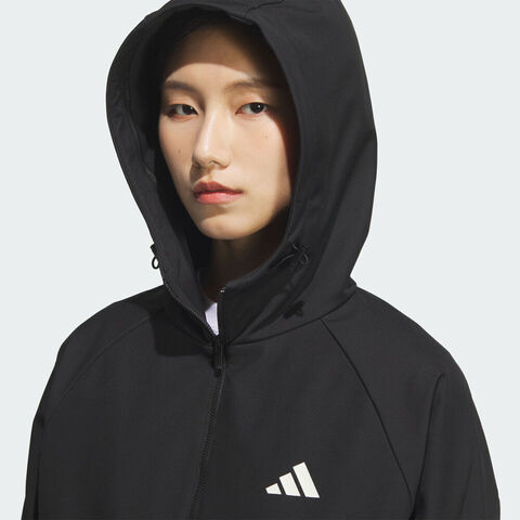 adidas阿迪达斯2025女子MS SOFTSHELL JK梭织连帽外套KC0054
