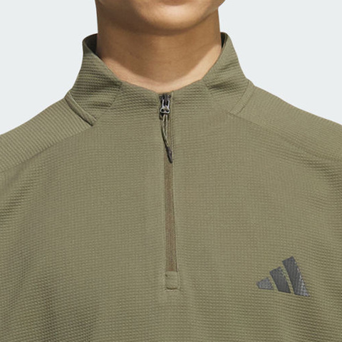 adidas阿迪达斯2025男子TH WF HZ CREW针织无帽卫衣KB5211