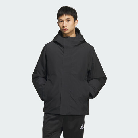 adidas阿迪达斯2025男子WUZONG DOWN J厚羽绒服-短KC2475