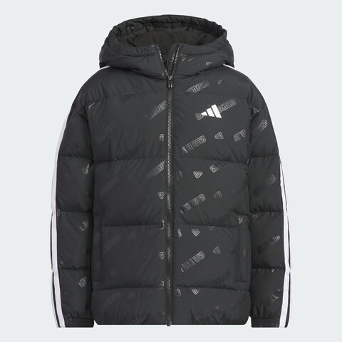 adidas阿迪达斯2025男大童JK AOP DOWN JKT厚羽绒服-短KC5919