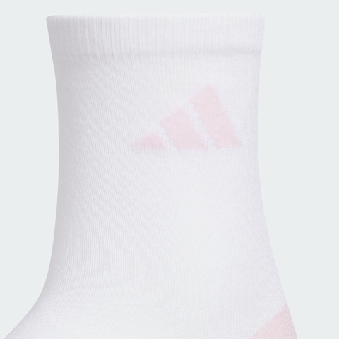 adidas阿迪达斯2025女大童GFX CRW SOCK 3P中袜优惠装KC2750