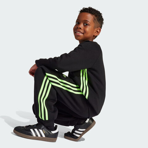 adidas阿迪达斯2025男小童CREW SET长袖套服JX0546