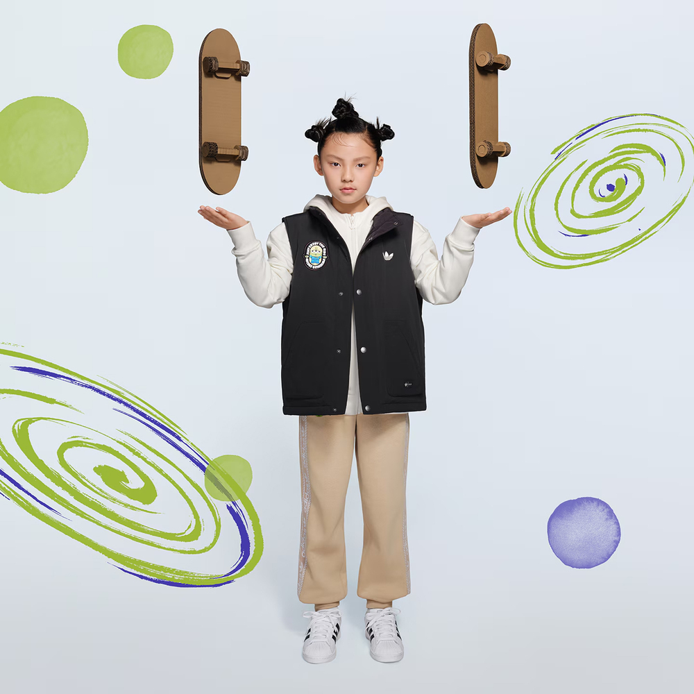 adidas Originals阿迪三叶草2025男大童JK TS KN PANT针织长裤KF7349