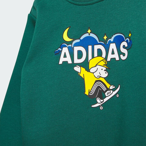 adidas阿迪达斯2025男婴童IN GFX CREW SET长袖套服KC5397