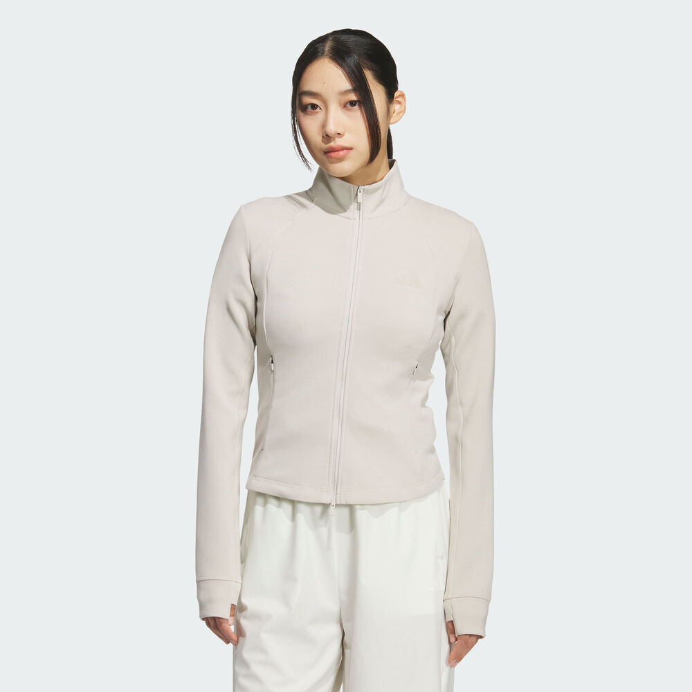 adidas阿迪达斯2025女子W SLIM KNIT JKT针织无帽外套KF2507