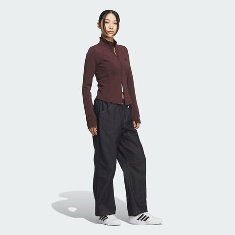 adidas阿迪达斯2025女子W SLIM KNIT JKT针织无帽外套KF2508