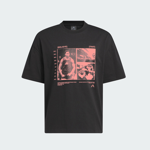 adidas阿迪达斯2025男子ANTED GFX TEE 2针织无领短TJW2931