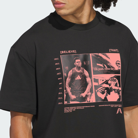 adidas阿迪达斯2025男子ANTED GFX TEE 2针织无领短TJW2931