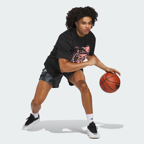 adidas阿迪达斯2025男子ANTED GFX TEE 2针织无领短TJW2931