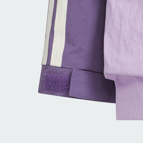 adidas阿迪达斯2025女小童LK WV JKT梭织连帽外套KS3080