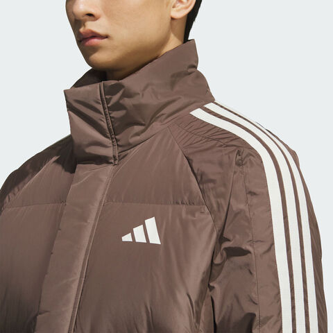 adidas阿迪达斯2025男子3S LW D JKT厚羽绒服-短KC2488