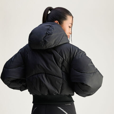 adidas阿迪达斯2025女子aSMC CROP PUF厚棉服JW2027