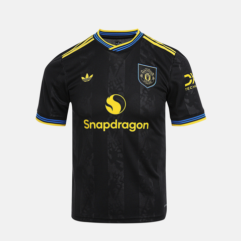 adidas阿迪达斯2025男大童MUFC 3 JSY Y针织无领短TKD4227