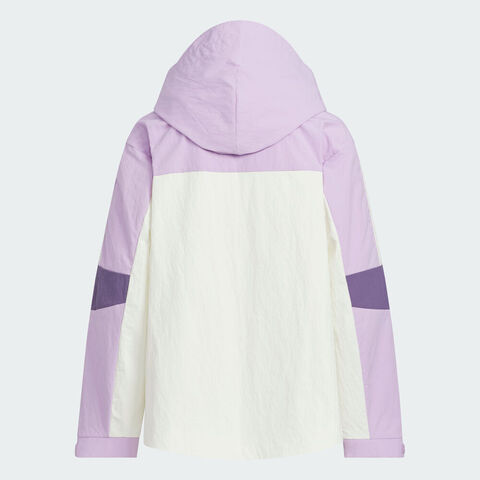 adidas阿迪达斯2025女大童JK WV JKT梭织连帽外套KS0648