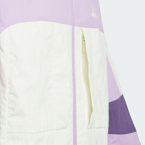 adidas阿迪达斯2025女大童JK WV JKT梭织连帽外套KS0648