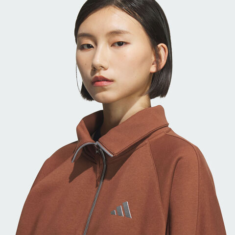adidas阿迪达斯2025女子FLEECE JKT针织无帽外套KC0048