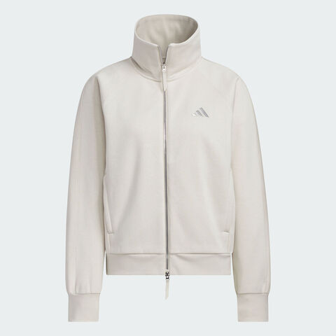 adidas阿迪达斯2025女子FLEECE JKT针织无帽外套KC0047