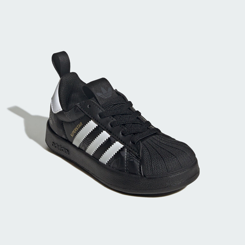 adidas阿迪达斯2025男小童ADIFOM SUPERSTAR 360 C三叶草童装JQ5530