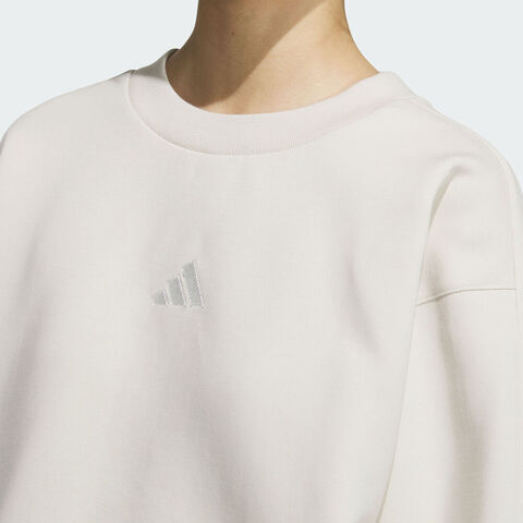 adidas阿迪达斯2025女子DK CREW针织无帽卫衣KC0049