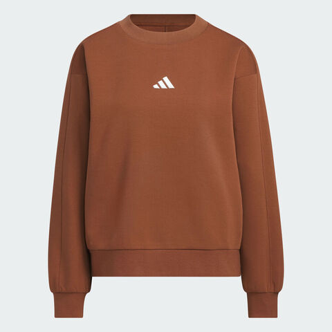 adidas阿迪达斯2025女子DK CREW针织无帽卫衣KC0090