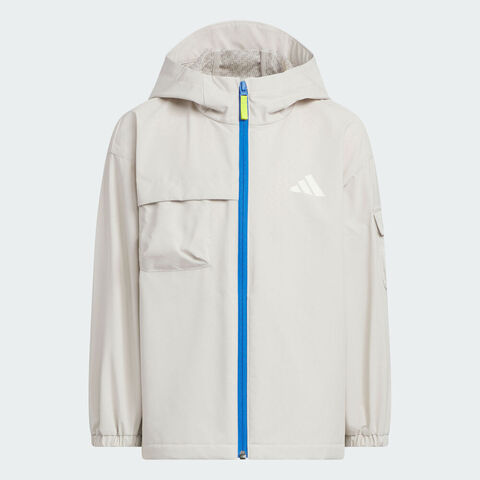 adidas阿迪达斯2025男小童LK 2IN1 JKT梭织连帽外套KC5339