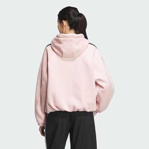 adidas阿迪达斯2025女子S VL WARM JKT针织连帽外套KB7605