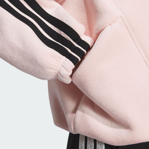 adidas阿迪达斯2025女子S VL WARM JKT针织连帽外套KB7605