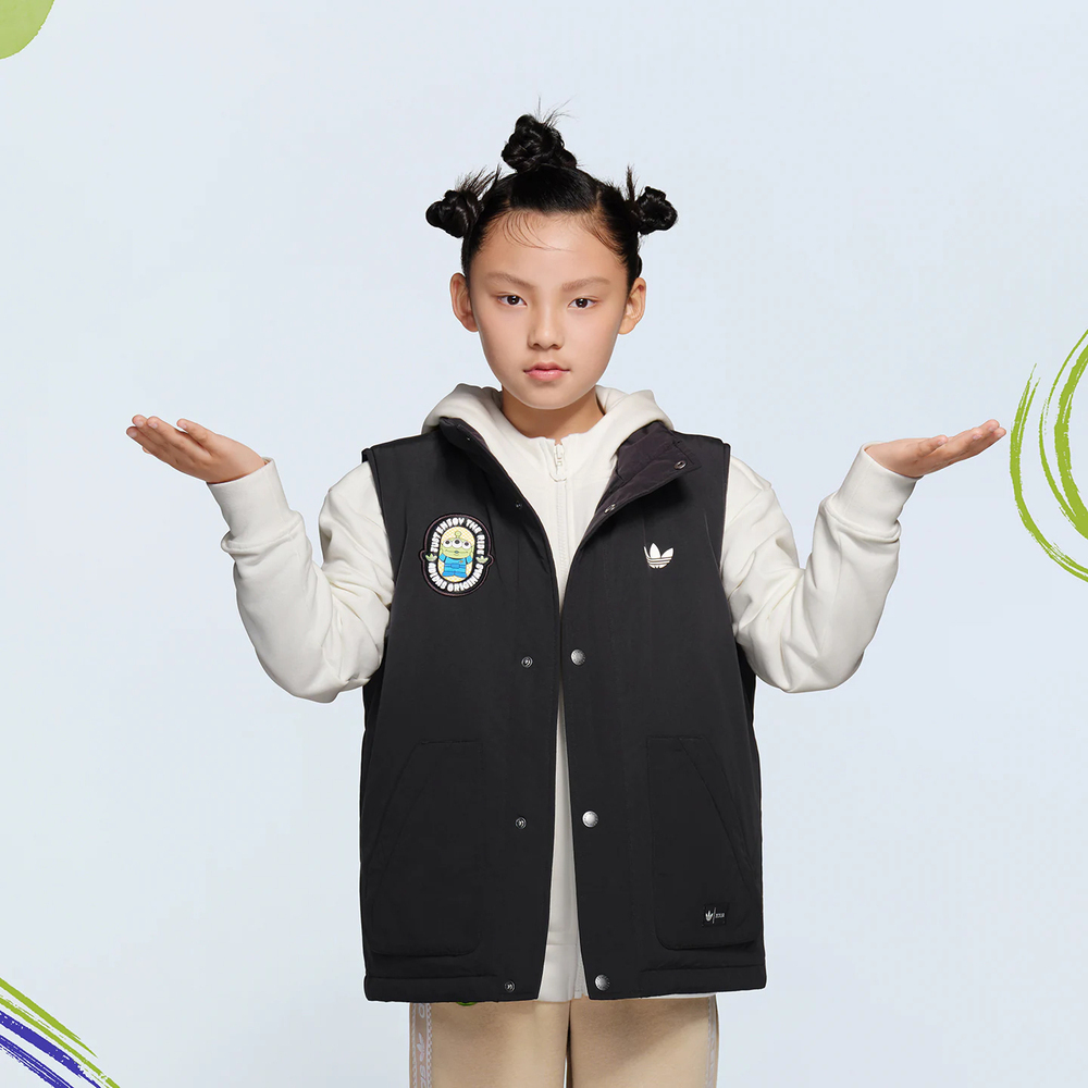 adidas阿迪达斯2025男大童JK TS JKT N VST厚棉服KB5144