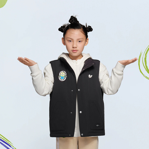 adidas阿迪达斯2025男大童JK TS JKT N VST厚棉服KB5144