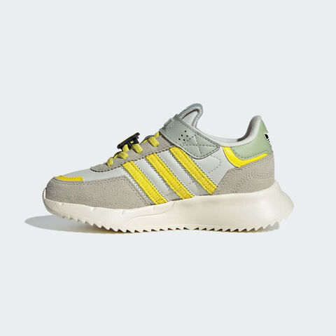 adidas阿迪达斯2025女小童RETROPY F2 CF EL C三叶草童装JS2471