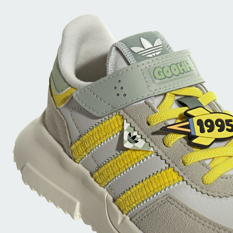 adidas阿迪达斯2025女小童RETROPY F2 CF EL C三叶草童装JS2471