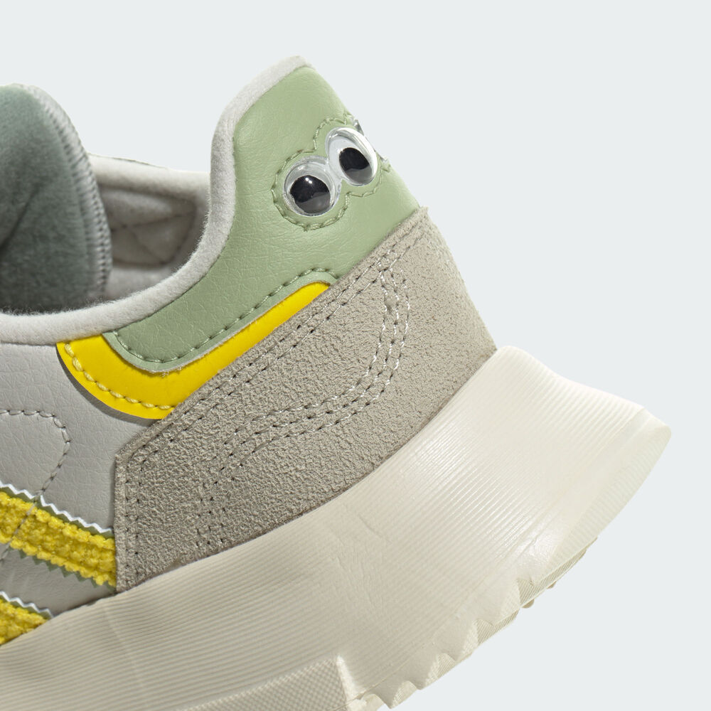 adidas阿迪达斯2025女小童RETROPY F2 CF EL C三叶草童装JS2471