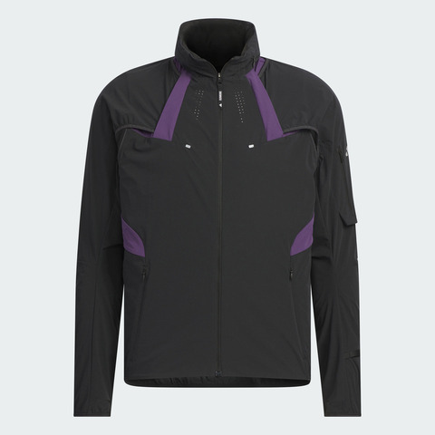 adidas阿迪达斯2025男子RUN M BREEZE J梭织无帽外套KF4924