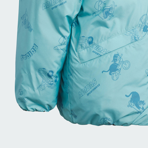 adidas阿迪达斯2025男小童LK REV DOWN JKT厚羽绒服-短KC2817