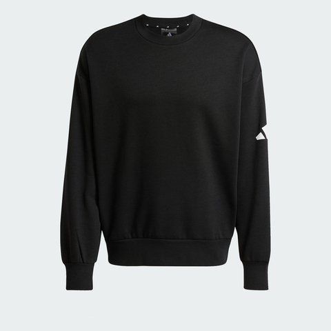 adidas阿迪达斯2025男子M SWT FL针织无帽卫衣JF3542