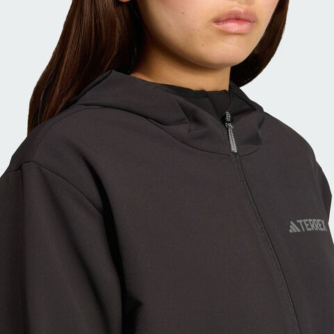 adidas阿迪达斯2025女子MT W WP SFTS J梭织连帽外套KE6435