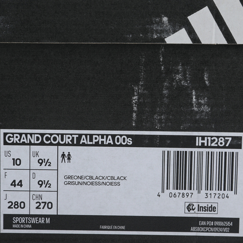 adidas阿迪达斯2025中性GRAND COURT ALPHA 00sSPW FTW-网球IH1287