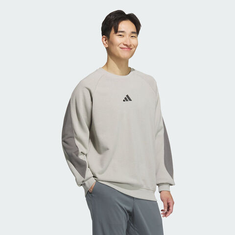 adidas阿迪达斯2025男子ST STADIUM CREW针织无帽卫衣KB9137