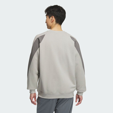 adidas阿迪达斯2025男子ST STADIUM CREW针织无帽卫衣KB9137