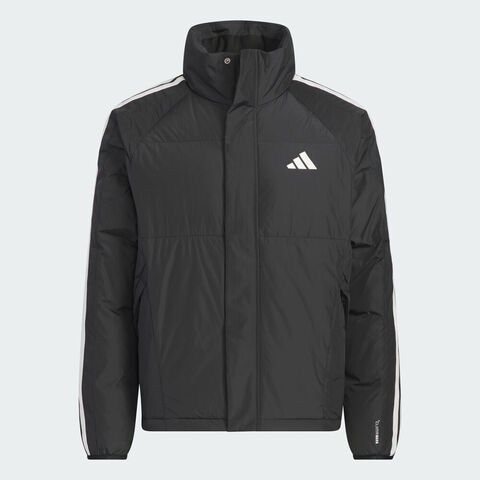 adidas阿迪达斯2025男子3S LW D JKT厚羽绒服-短KC2487